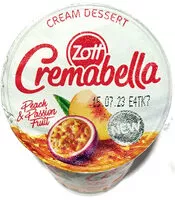 Mängden socker i Cremabella mango a broskev