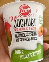 Mängden socker i Pfirsich-Mango Jofhurt