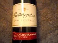 Mängden socker i Spätburgunder