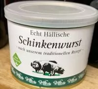 Mängden socker i Echt Hällische Schinkenwurst