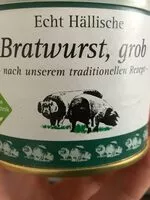 Mängden socker i Bratwurst Dosenwurst