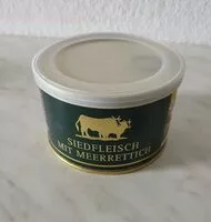 Mängden socker i Siedfleisch mit Meerrettich