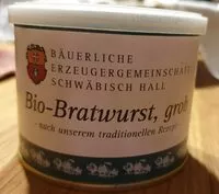 Mängden socker i Bio-Bratwurst grob
