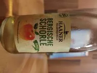 Mängden socker i Bergische Schorle