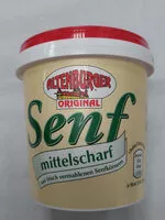 Mängden socker i Senf mittelscharf