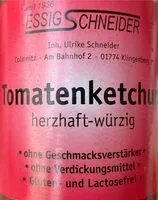 Mängden socker i Tomatenketchup