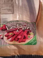 Mängden socker i Schwartzwälder Landjäger