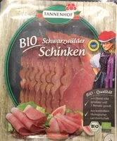 Mängden socker i Bio Schwarzwälder Schinken