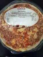 Mängden socker i Pizza Thunfisch