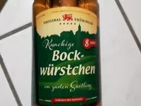 Mängden socker i 8 Bockwürstchen