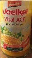 Mängden socker i Vital ACE Saft