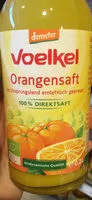 Mängden socker i Voelkel Orangensaft, 0,2 LTR Flasche