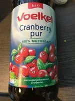 Mängden socker i Voelkel Bio Cranberrysaft, Cranberry
