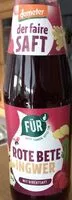 Mängden socker i Rote Bete Ingwer