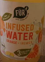 Mängden socker i FÜR Infused Water Orange + Ingwer