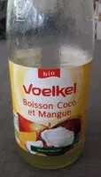 Mängden socker i Boisson coco et mangue
