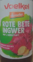 Mängden socker i Rote Bete Ingwer Saft