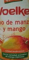 Mängden socker i Zumo de manzana y mango