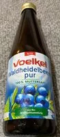 Mängden socker i Voelkel Heidelbeersaft