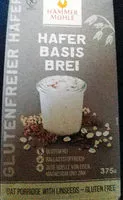 Mängden socker i Hammer Mühle Hafer Basis Brei