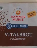 Mängden socker i Vitalbrot
