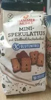 Mängden socker i Mini spekulatius
