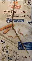 Mängden socker i Zimtsterne