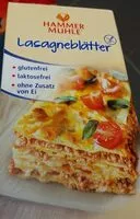 Mängden socker i Feuille de lasagne