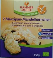 Mängden socker i Marzipan-Mandelhörnchen