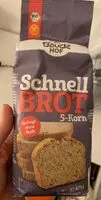 Mängden socker i Brot glutenfrei, 5-Korn Schnell