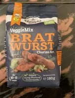 Mängden socker i VeggieMix Bratwurst Chorizo Art