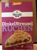 Mängden socker i Dinkel Streuselkuchen