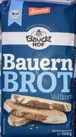 Mängden socker i Bauern Brot Vollkorn