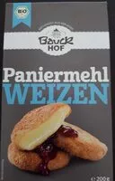 Mängden socker i Paniermehl Weizen