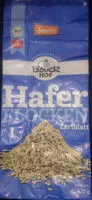 Mängden socker i Haferflocken Zartblatt