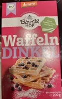 Mängden socker i Waffeln Dinkel