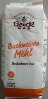 Mängden socker i Buchweizenmehl Vollkorn