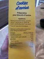 Mängden socker i PREPARATION COOKIES AVOINE SANS GLUTEN