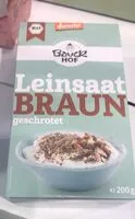 Mängden socker i leinsaat braun