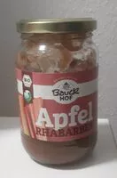 Mängden socker i Apfel Rhabarber