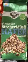 Mängden socker i Bio Hafer Müsli Bircher, Ungesüßt