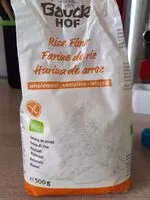 Mängden socker i Farine de Riz