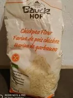Mängden socker i Farine de pois chiches