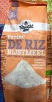 Mängden socker i Farine de riz complète