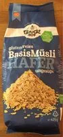 Mängden socker i Glutenfreies Basismüsli Bauckhoh
