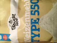 Mängden socker i Weizenmehl 550