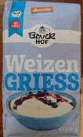 Mängden socker i Weizen Griess