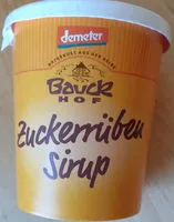 Mängden socker i Zuckerrübensirup