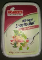 Mängden socker i Würziger Lauchsalat mit Schinken