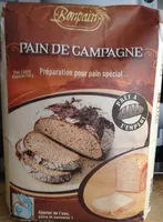 Mängden socker i Pain de campagne - Préparation pour pain spécial